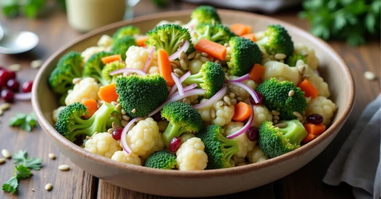 broccoli and cauliflower salad recipe