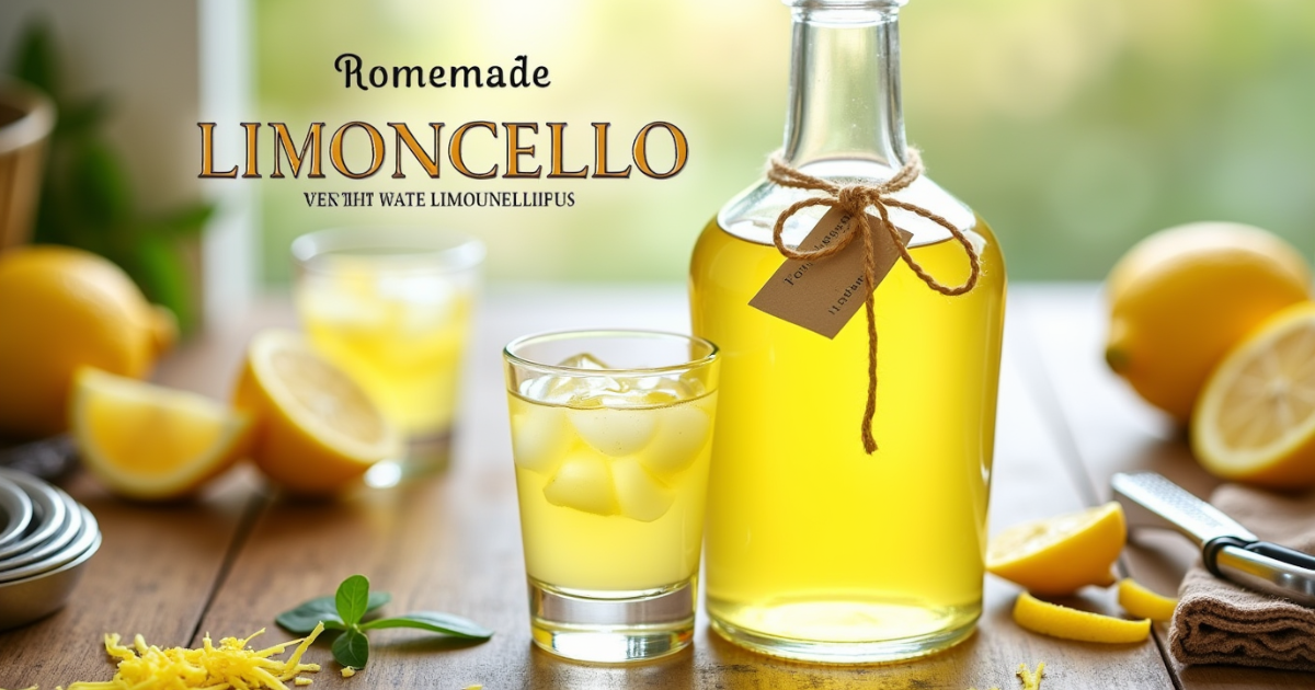 Limoncello Recipe